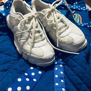 Adidas Girls Triple Cheer Shoes Ortholite - Sports Uniform Youth Shoes